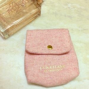 L’OCCITANE PINK TWEED POUCH🌸